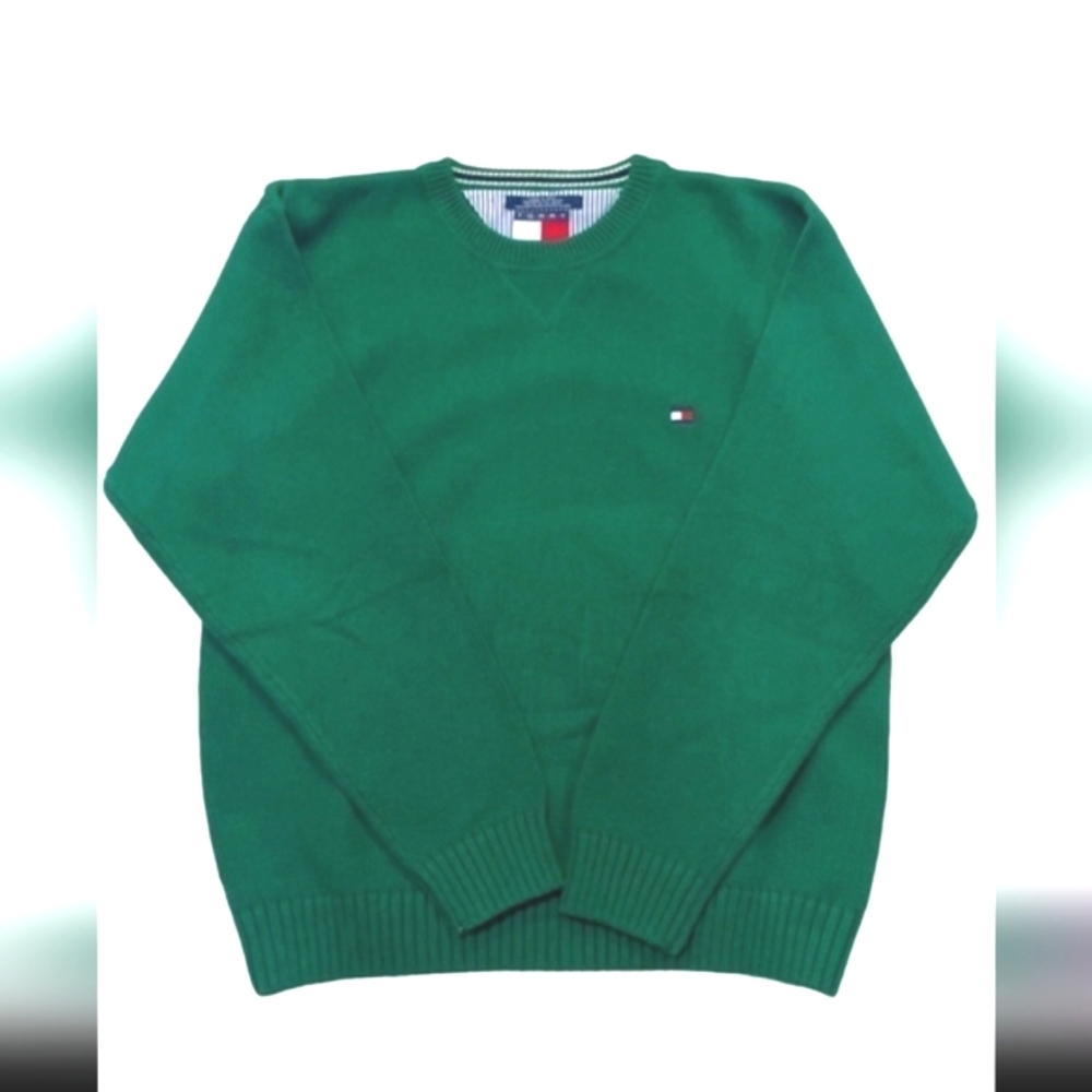TOMMY HILFIGER VINTAGE 90’s Waffle Thermal Sweater Men Size Large